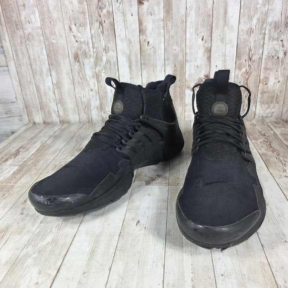 Nike‎ Air Presto Mid Utility Black Mens Sneakers Shoes Size 13 - Picture 4 of 8